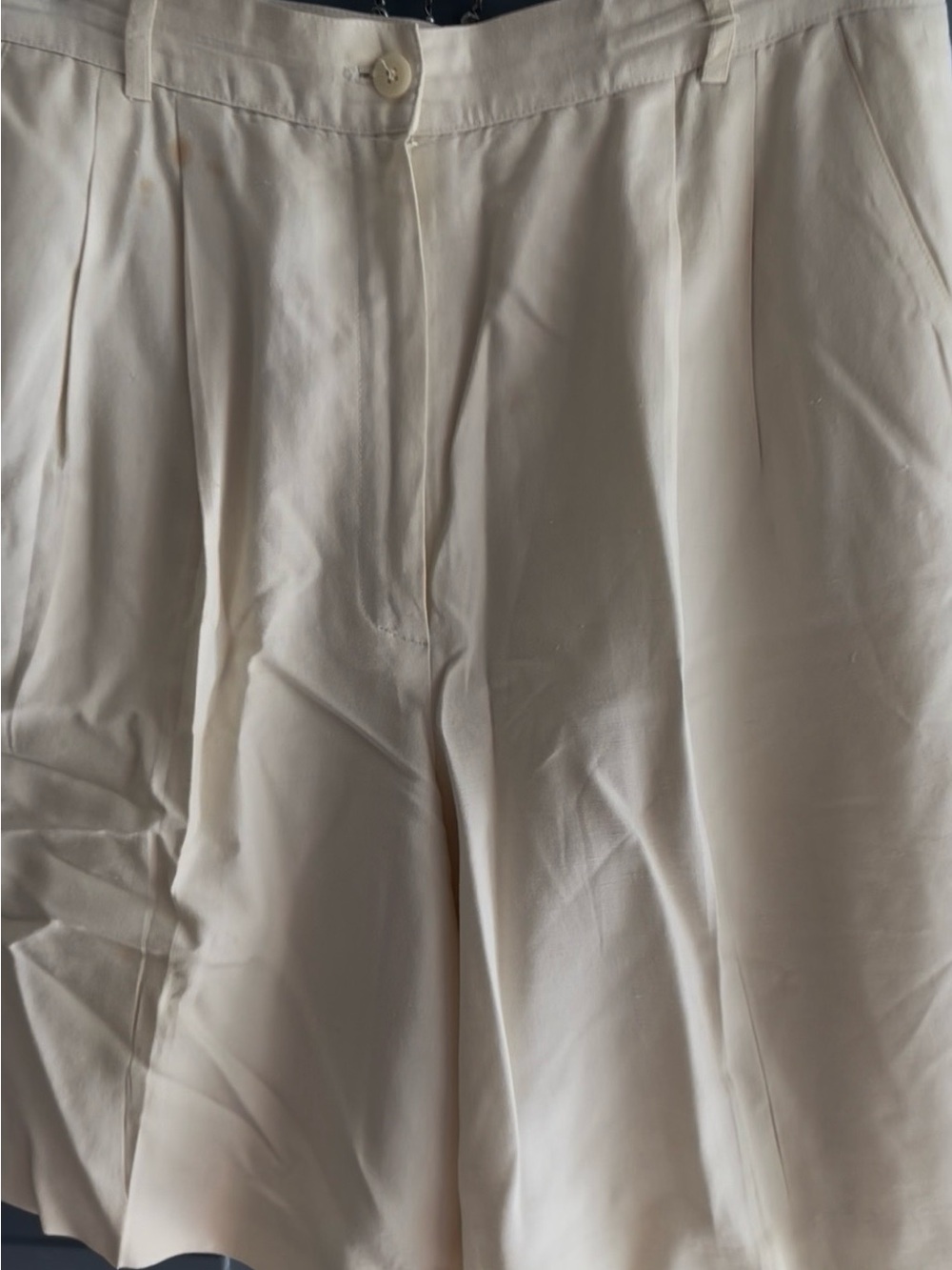 Liz Claiborne Cream Women's Shorts Dress